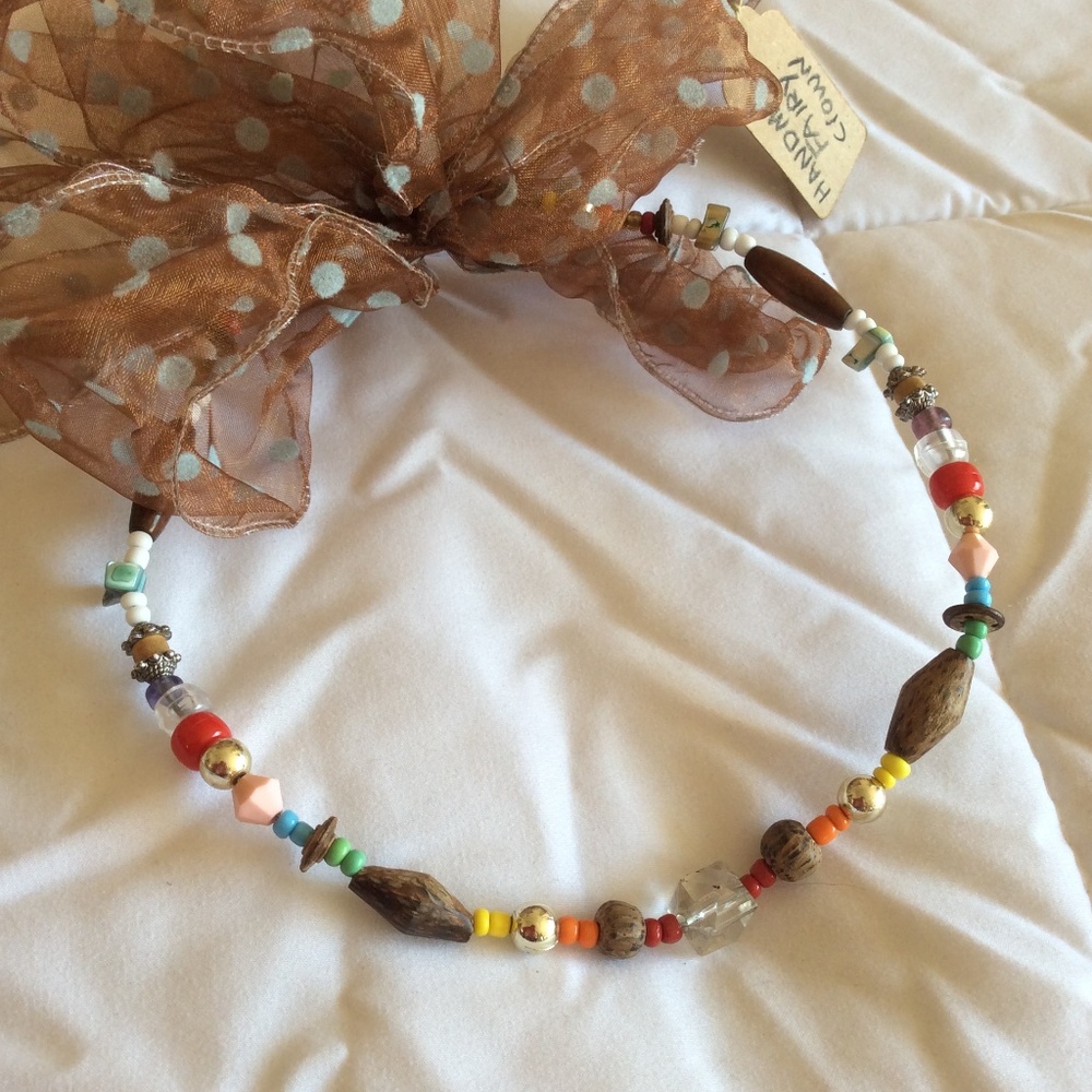 Rainbow Girl's Beaded Headband (I Made!)